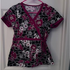 Koi scrub top